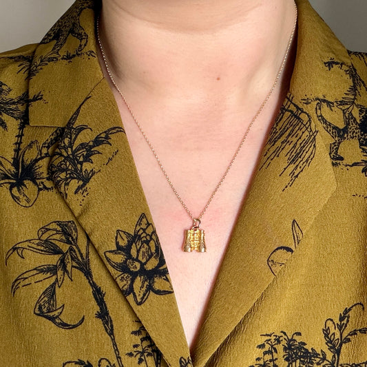 Vintage 9ct Gold Binoculars Charm