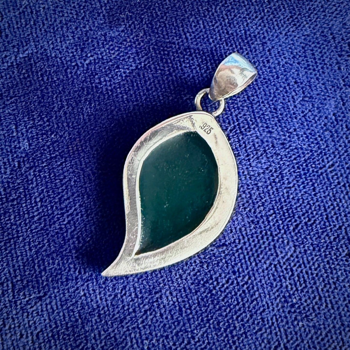 Silver Abalone Shell Inset Pendant