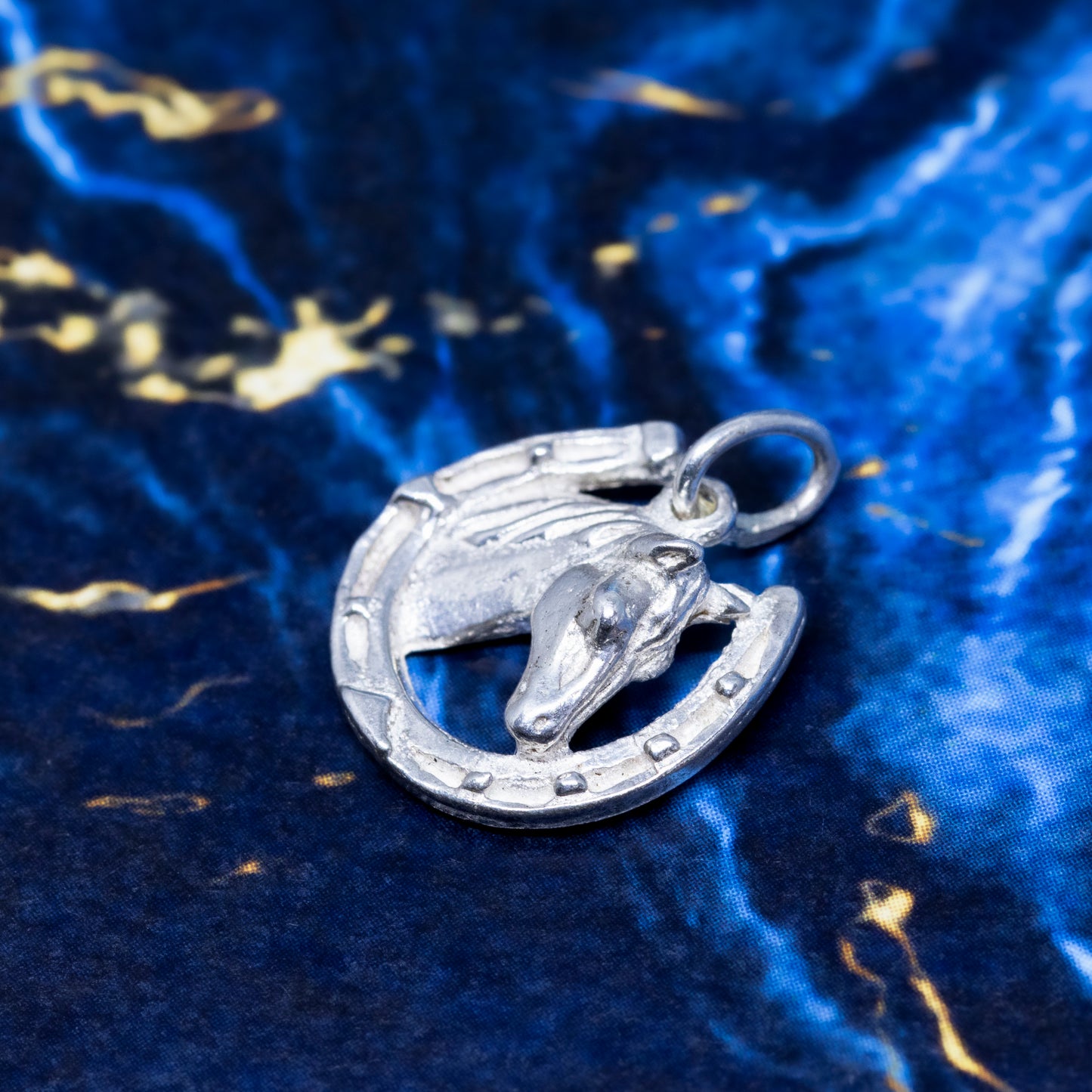 Vintage Horseshoe Charm Pendant
