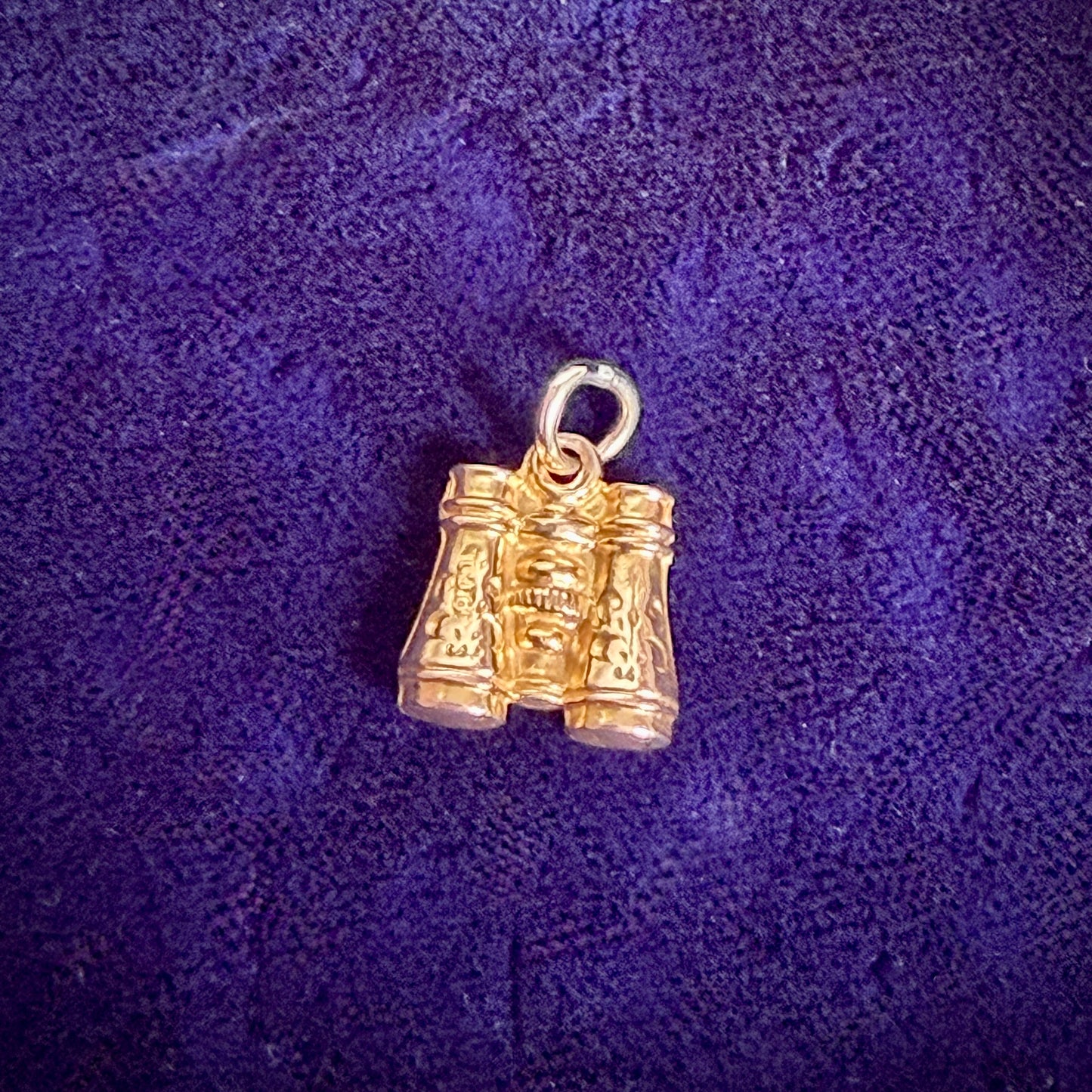 Vintage 9ct Gold Binoculars Charm