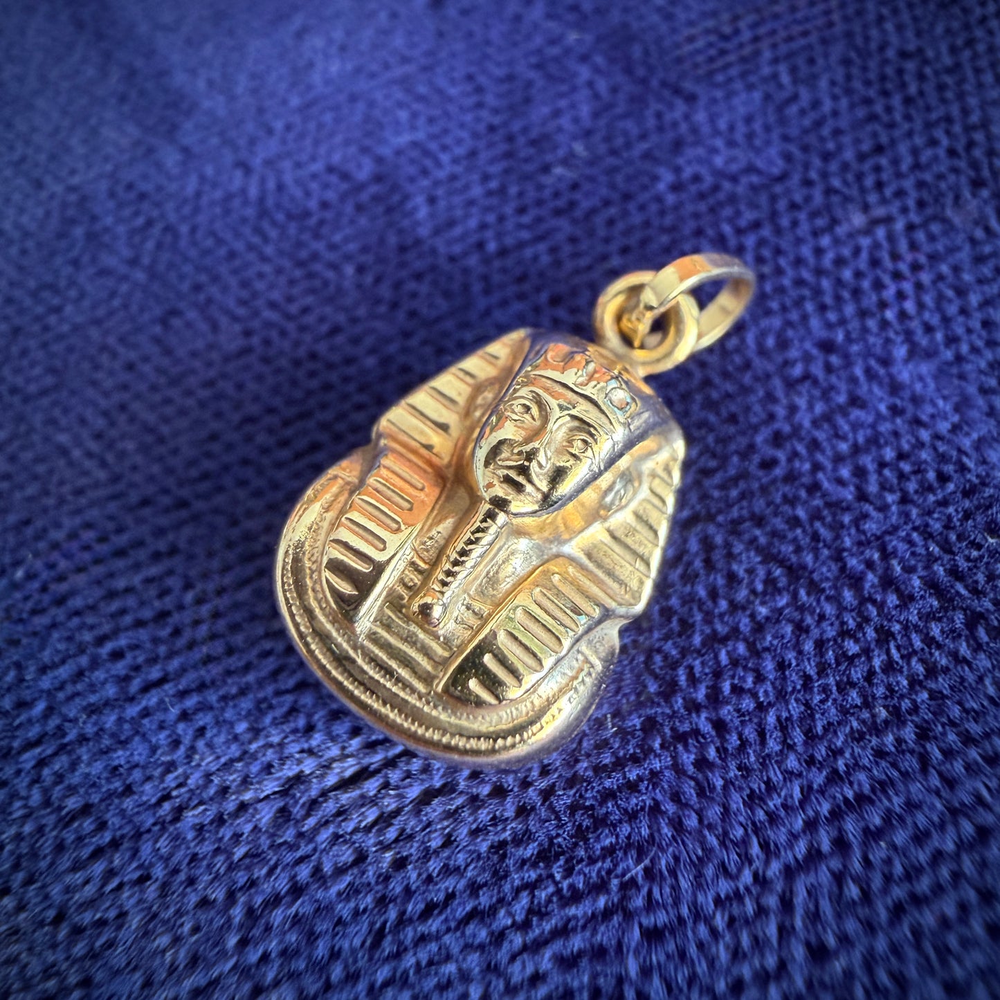 Vintage 9ct Gold Pharaoh Charm