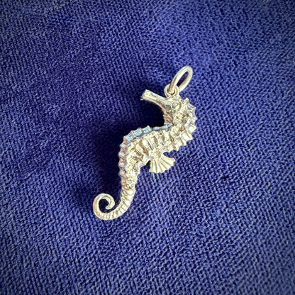 Vintage Silver Seahorse Charm