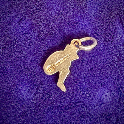Vintage 9ct Gold Dainty Pixie Charm