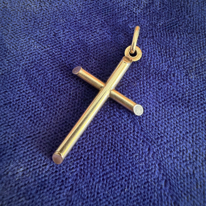 Vintage 9ct Gold Cross Charm