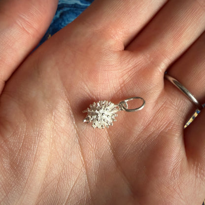 Vintage Silver Hedgehog Charm