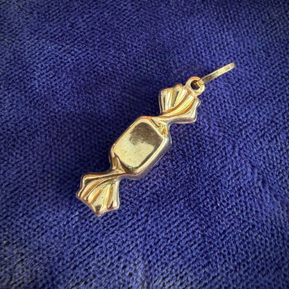 Vintage 9ct Gold Sweet in Wrapper Charm