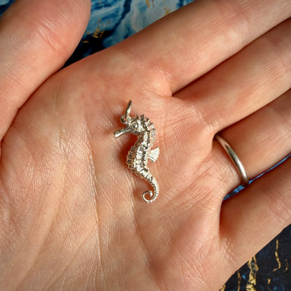 Vintage Silver Seahorse Charm