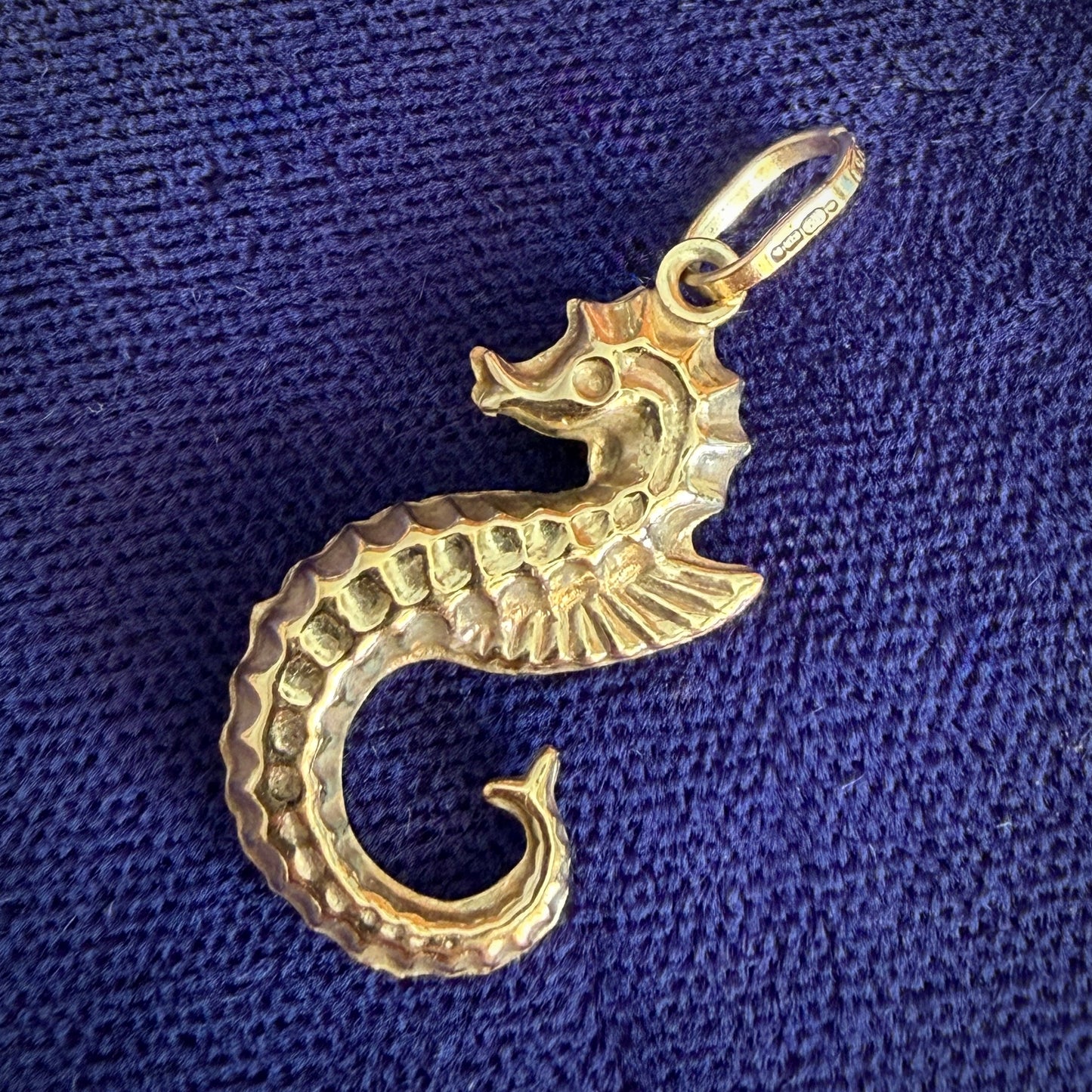 Vintage 9ct Gold Seahorse Charm