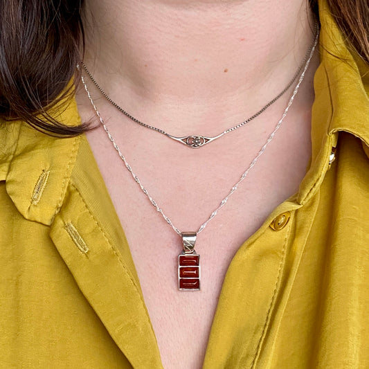 German Vintage Style Floral Openwork Collar Necklace