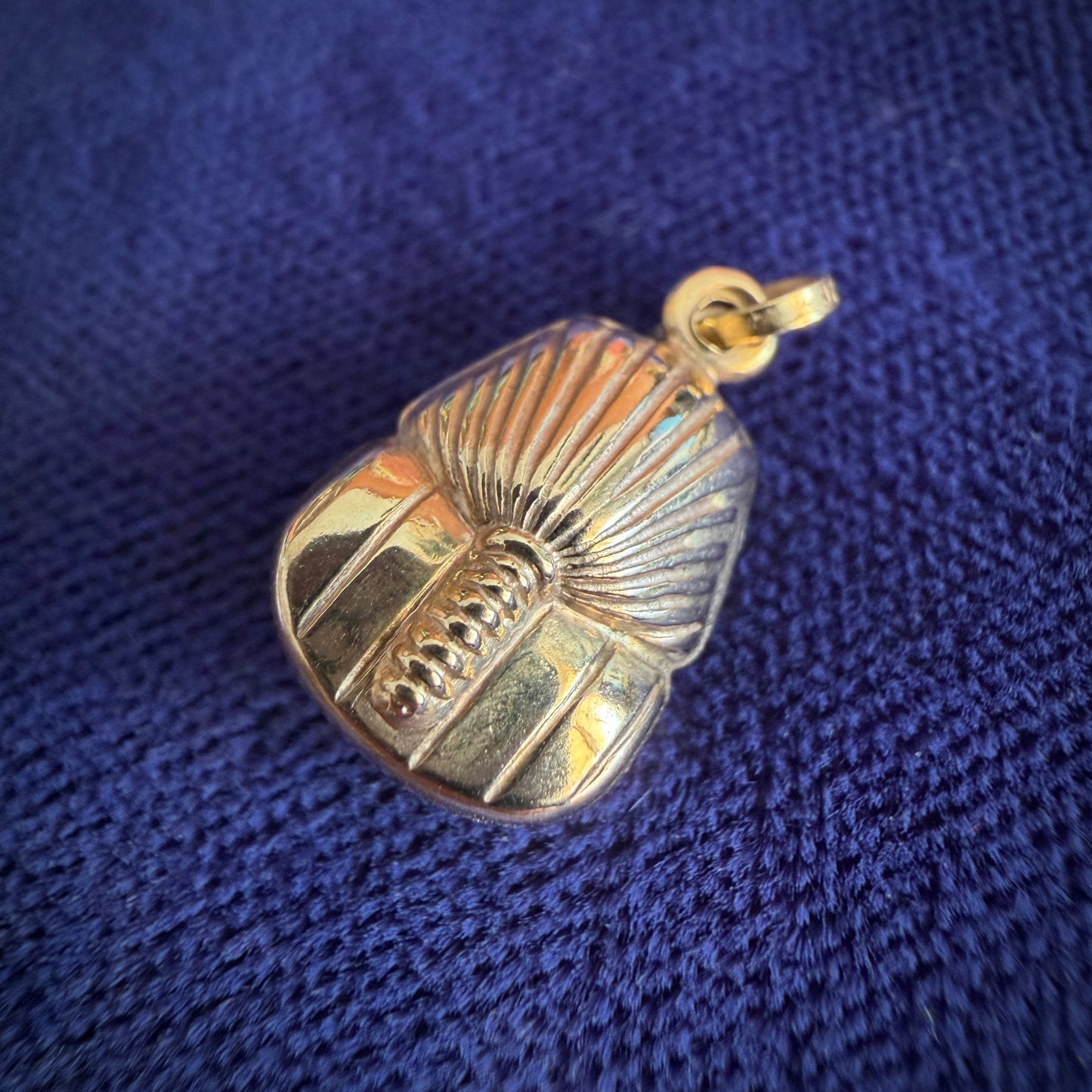 Vintage 9ct Gold Pharaoh Charm