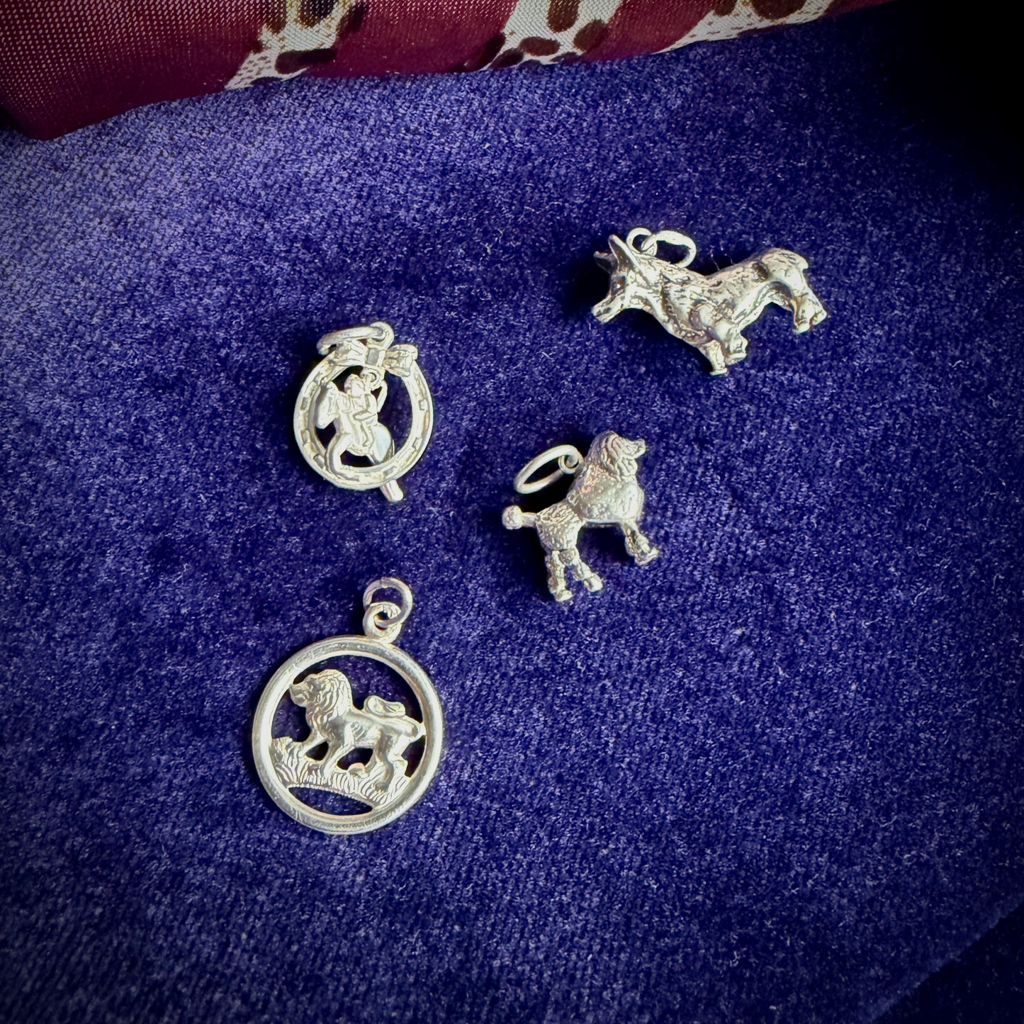 Vintage Silver Leo Zodiac Charm
