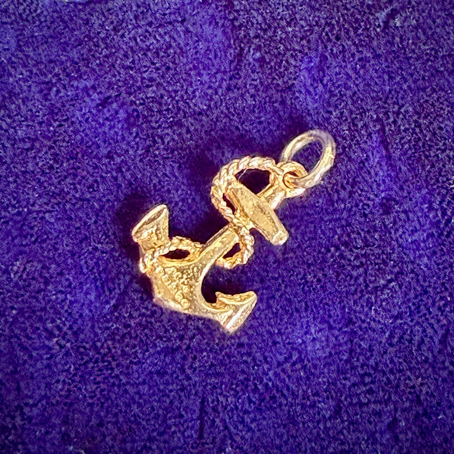 Vintage 9ct Gold Anchor Charm