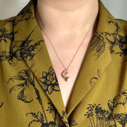 Vintage Gold Horn of Plenty Charm