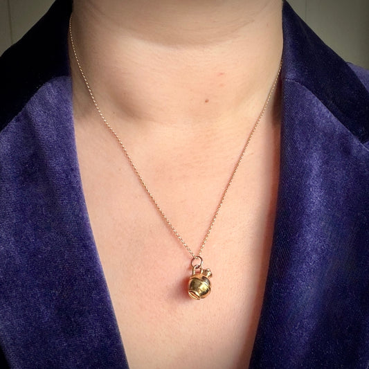 Vintage 9ct Gold Hollow Jug Charm