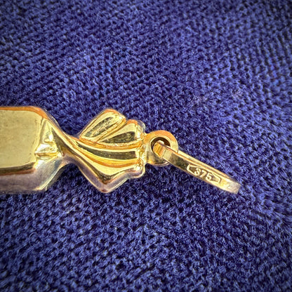 Vintage 9ct Gold Sweet in Wrapper Charm