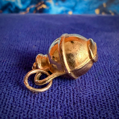 Vintage 9ct Gold Hollow Jug Charm