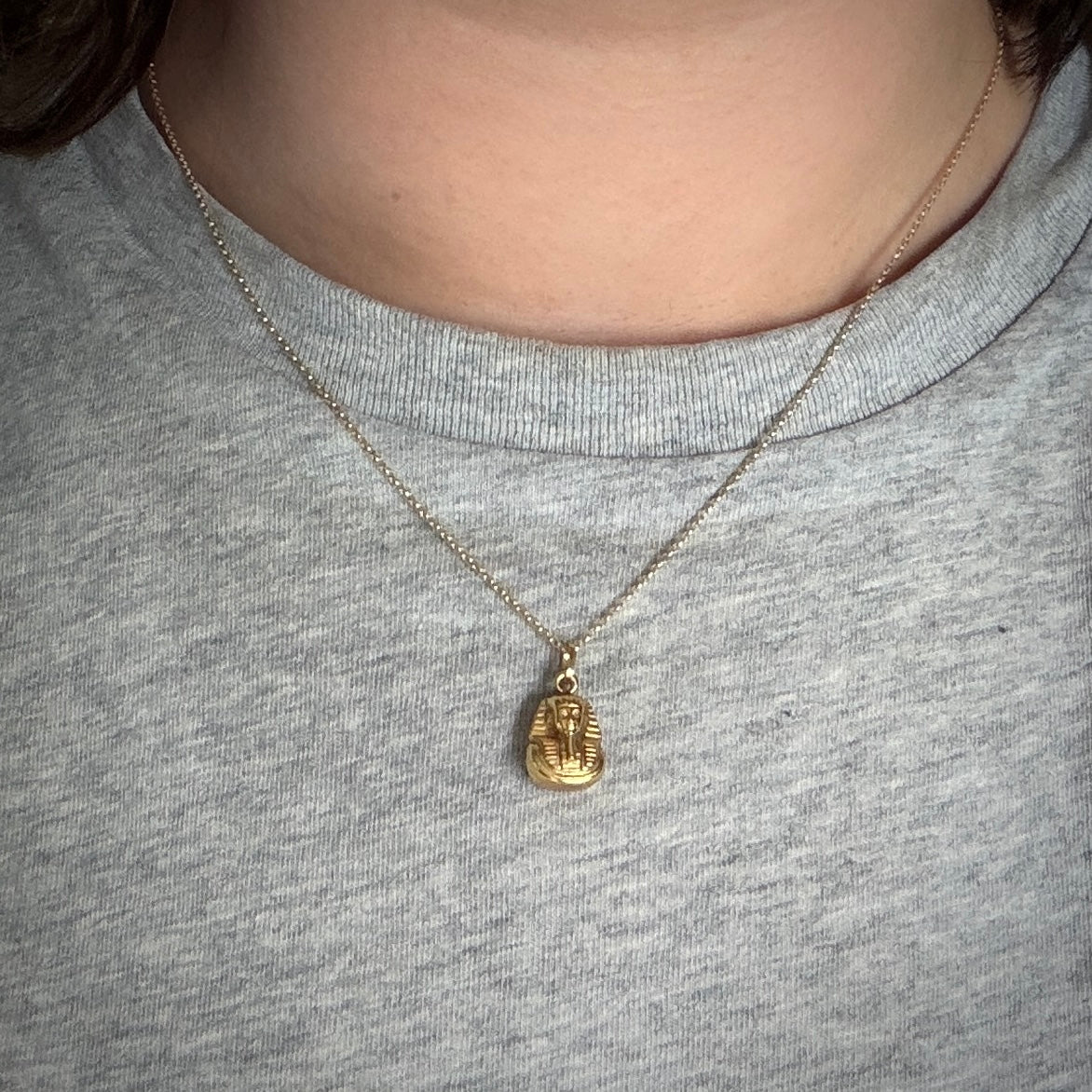 Vintage 9ct Gold Pharaoh Charm