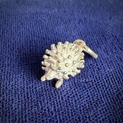Vintage Silver Hedgehog Charm