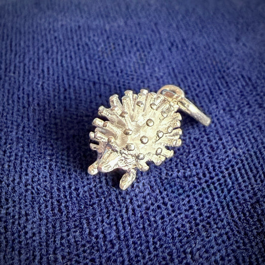 Vintage Silver Hedgehog Charm