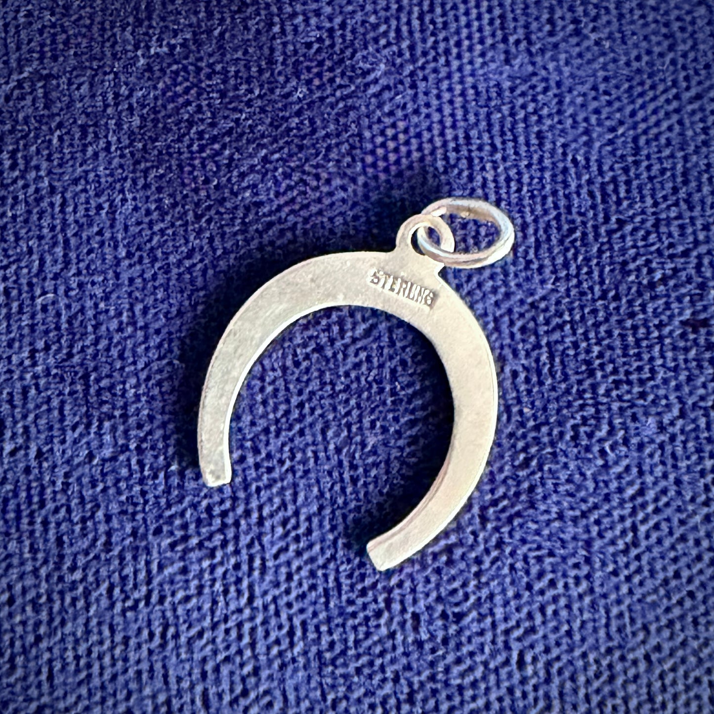 Vintage Silver Lucky Horseshoe Charm