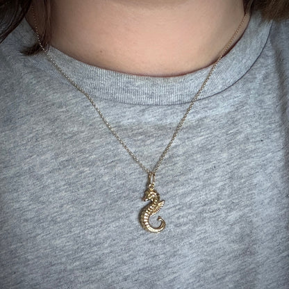 Vintage 9ct Gold Seahorse Charm