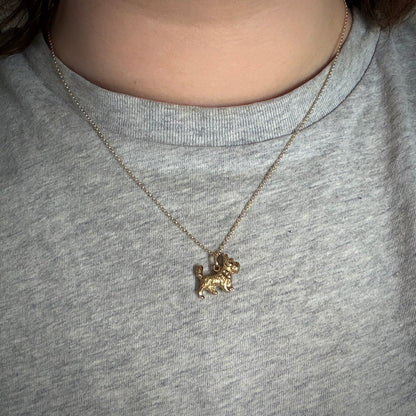 Vintage 9ct Gold Terrier Dog Charm