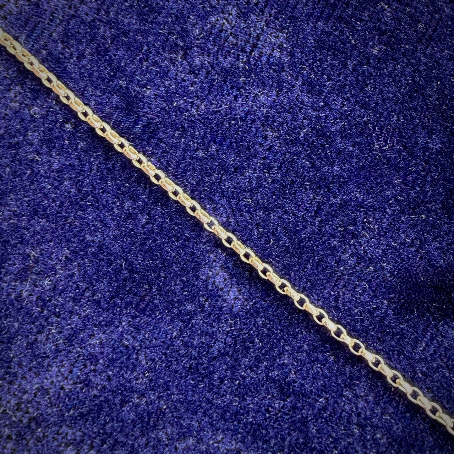 9ct Gold Diamond Cut Belcher Link Chain