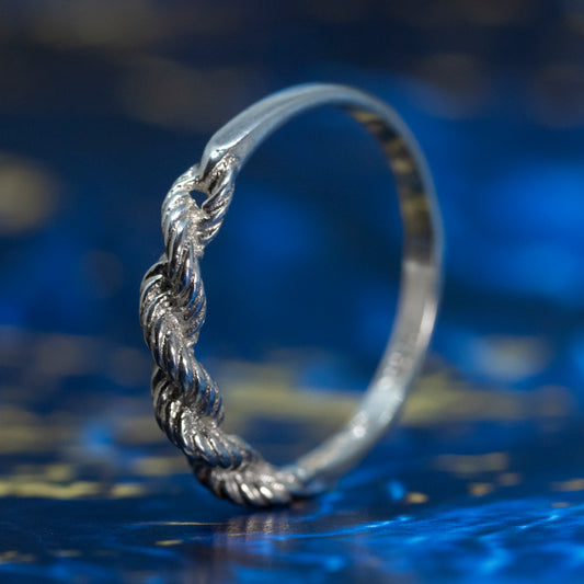 Rope Twist Design Ring