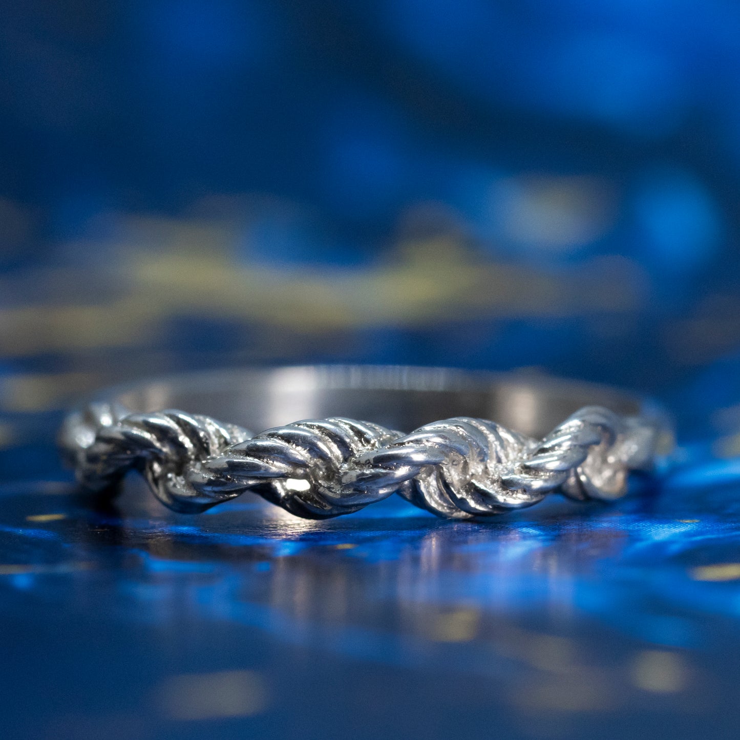 Rope Twist Design Ring