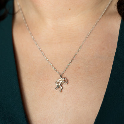 Vintage Cupid Charm Pendant