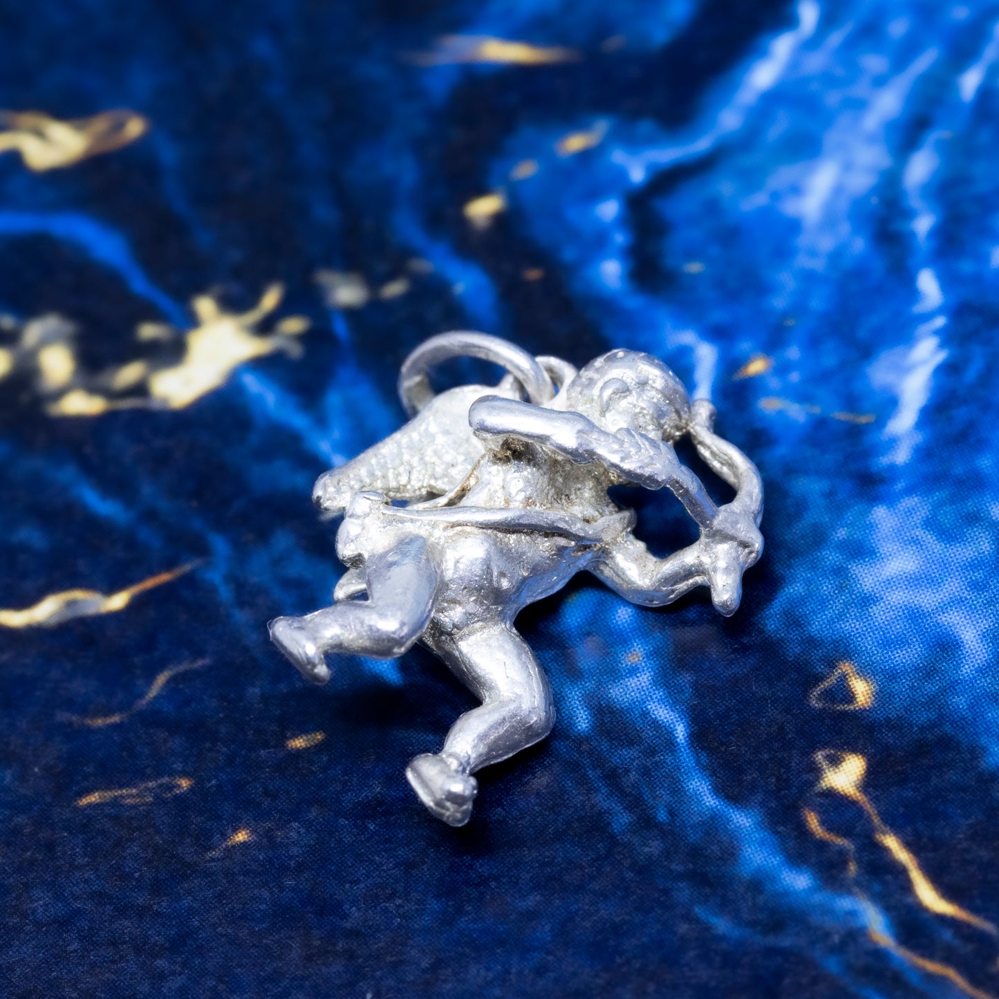 Vintage Cupid Charm Pendant