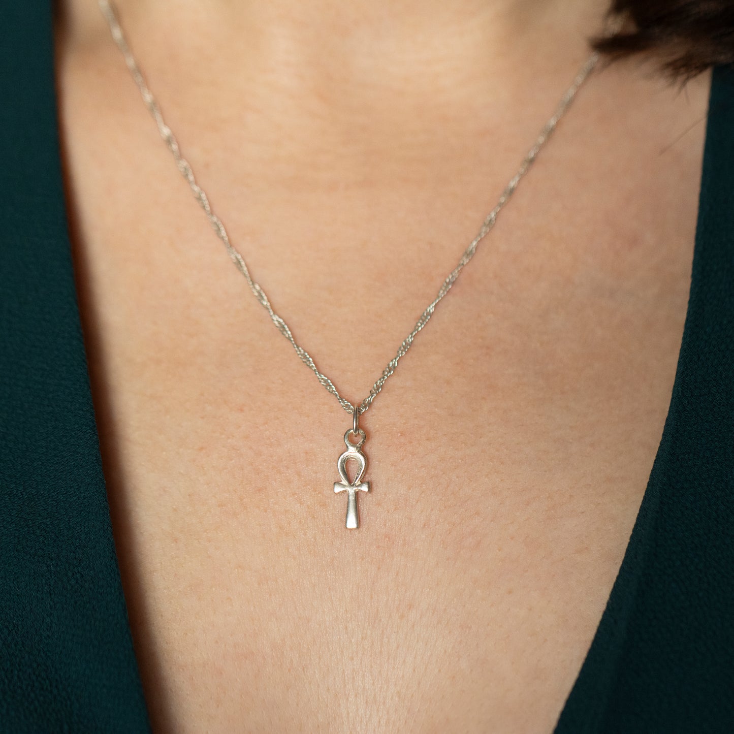 Vintage Ankh Symbol Charm Pendant