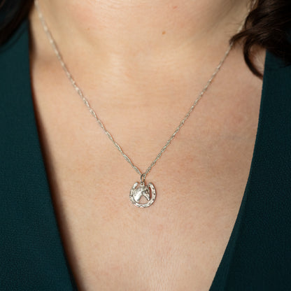 Vintage Horseshoe Charm Pendant