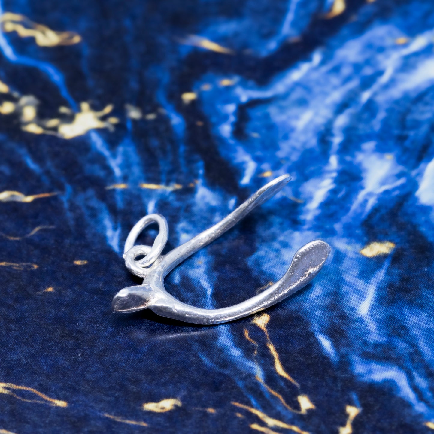 Vintage Lucky Wishbone Charm Pendant